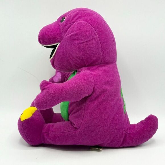 Playskool Vintage 1998 Play Along Barney Plush - Picture 6 of 10
